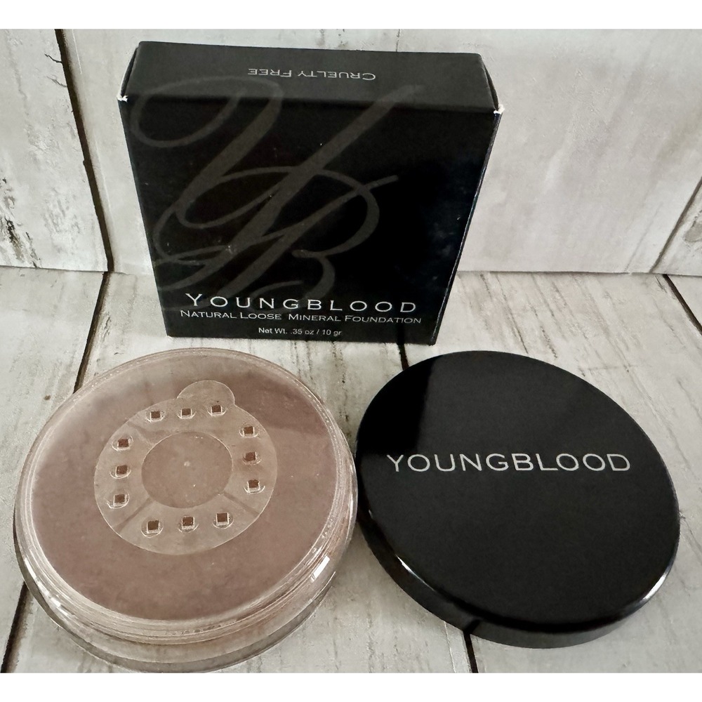 Youngblood HAZELNUT Natural Loose Mineral Foundation .35 oz / 10 g